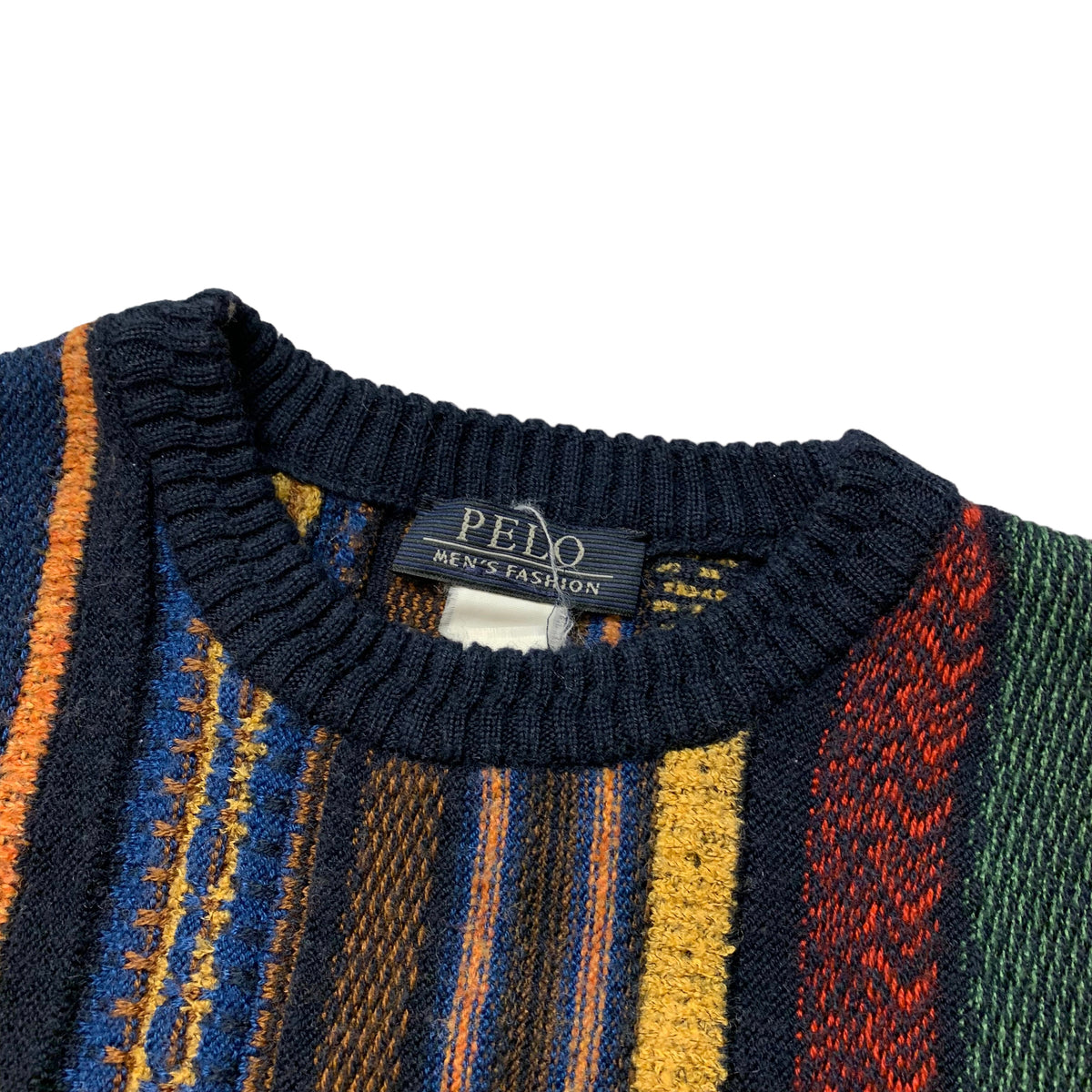 90’s Pelo Vertical Stripe Knit Sweater