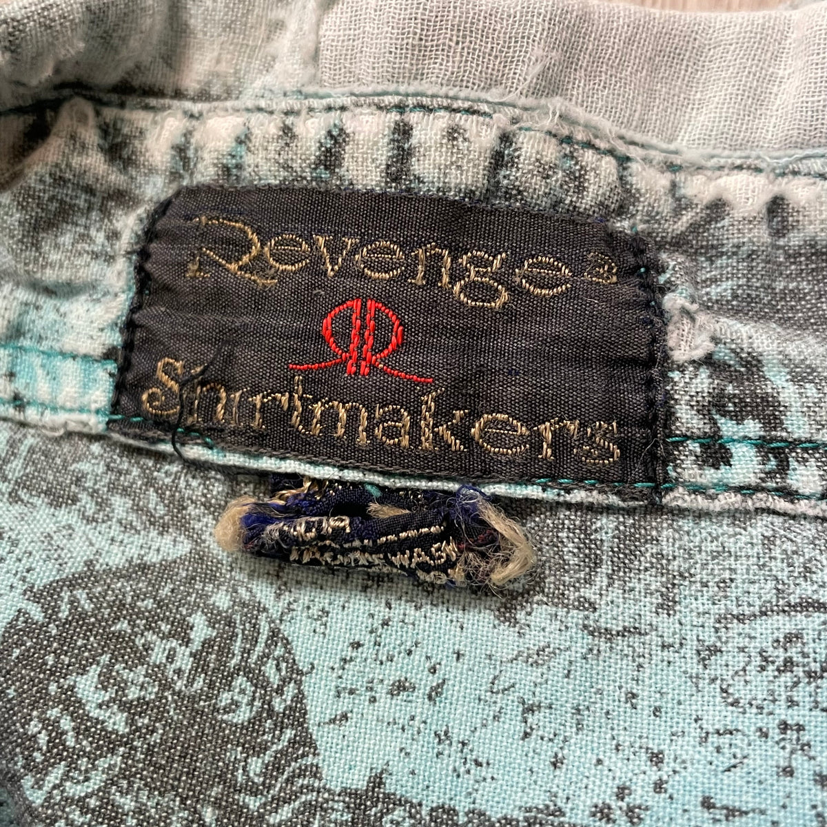 80’s Revenge Shirtmakers Patterned Short Sleeve Shirt