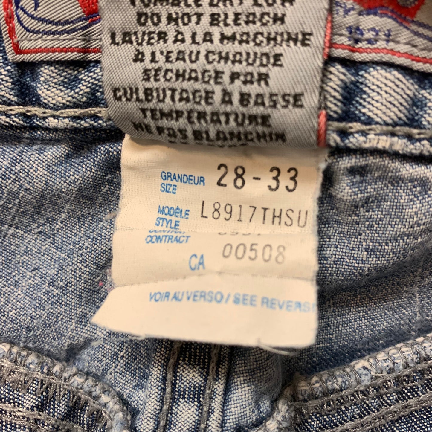 90’s/00’s Bell Bottom Silver Jeans