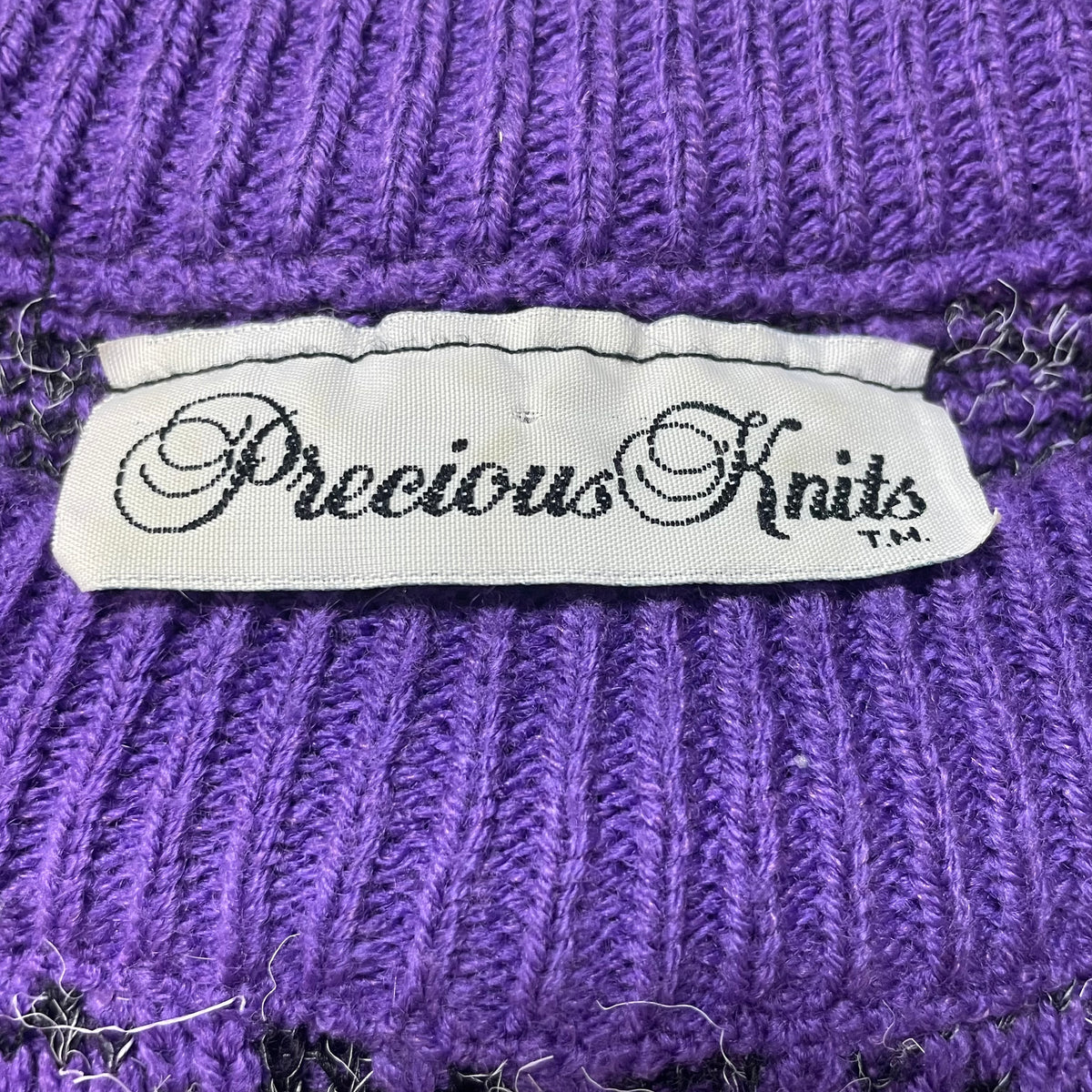 80’s Precious Knits Patterned Sweater