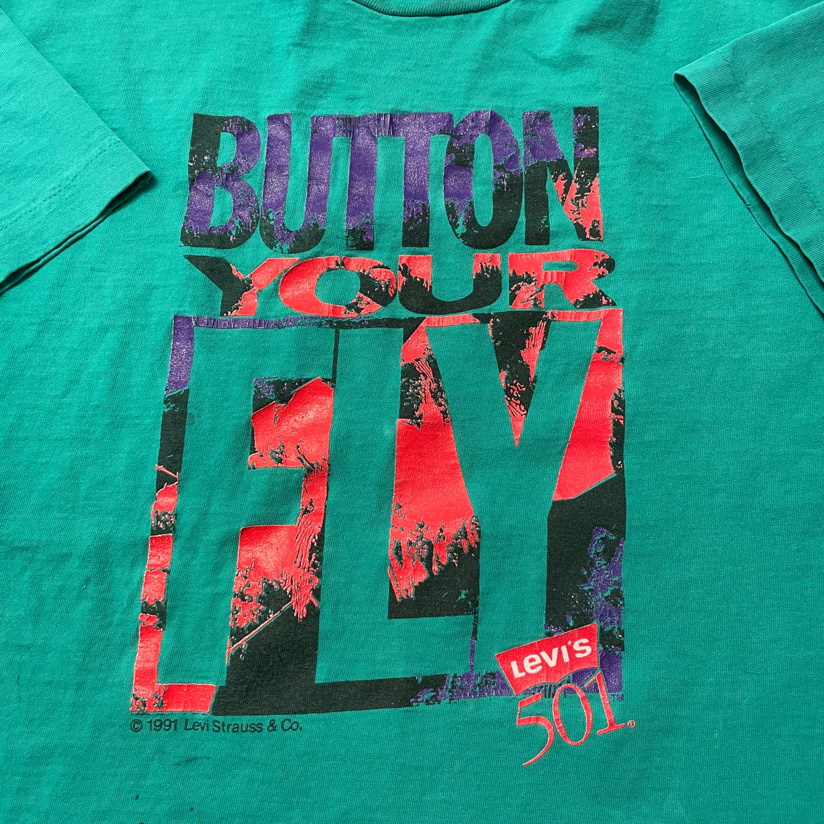 90’s Levi’s ‘Button Your Fly’ T-Shirt