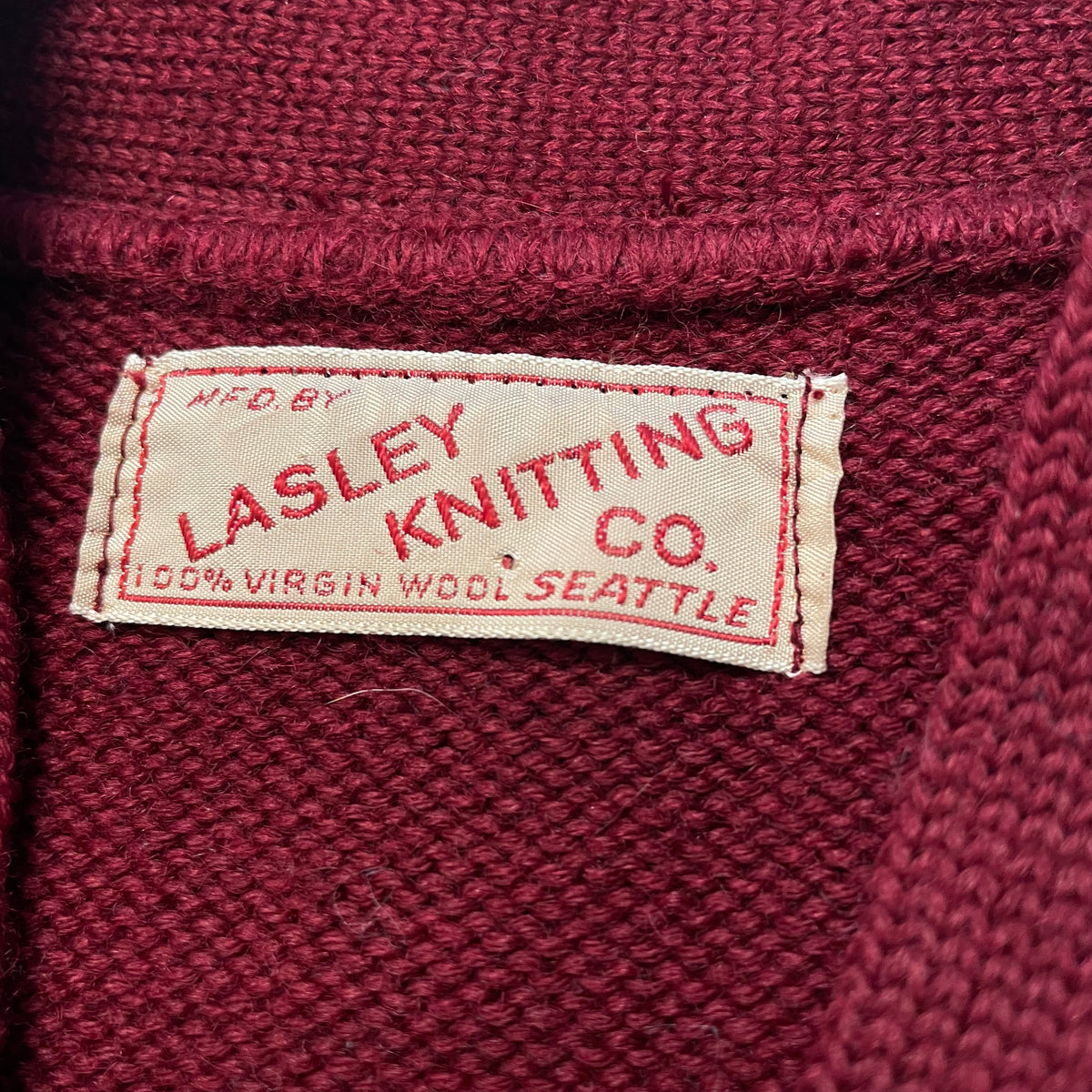 40’s/50’ Lasley Knitting Co. Varsity Cardigan Sweater
