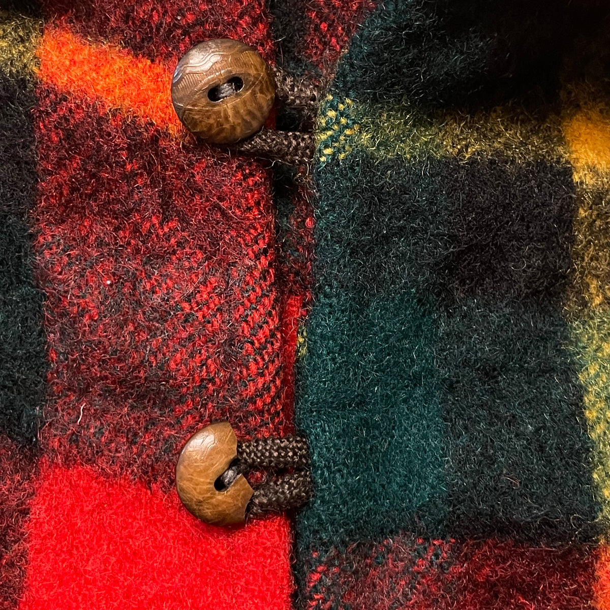 50’s/60’s Fox Knapp Plaid Wool Pullover Jacket
