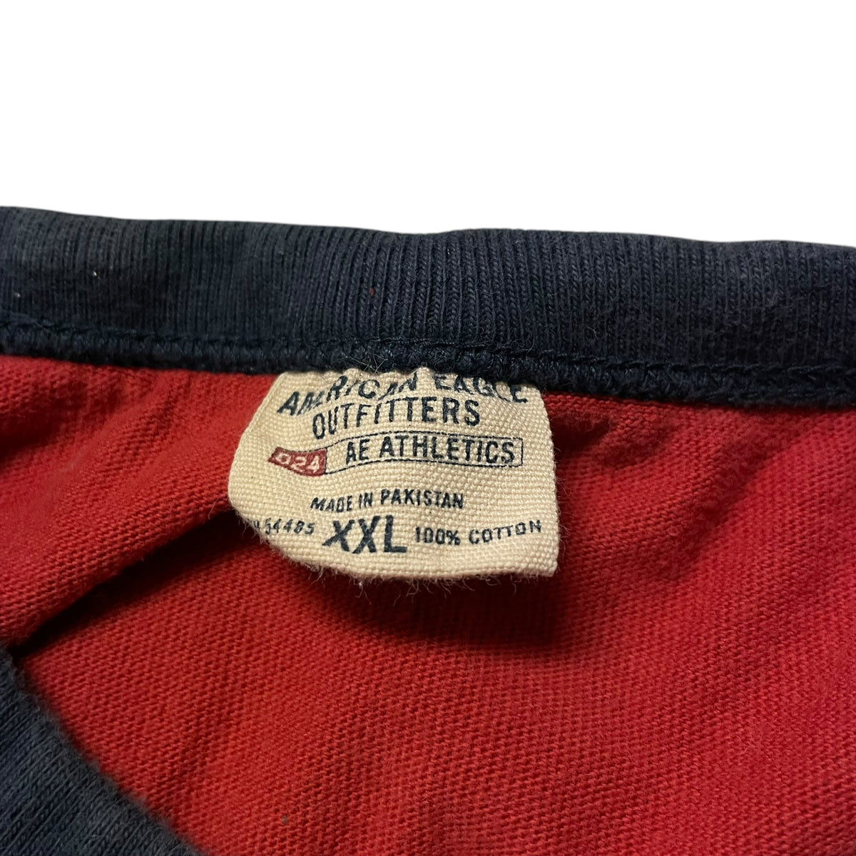 00’s American Eagle Two Tone T-Shirt Red/Navy