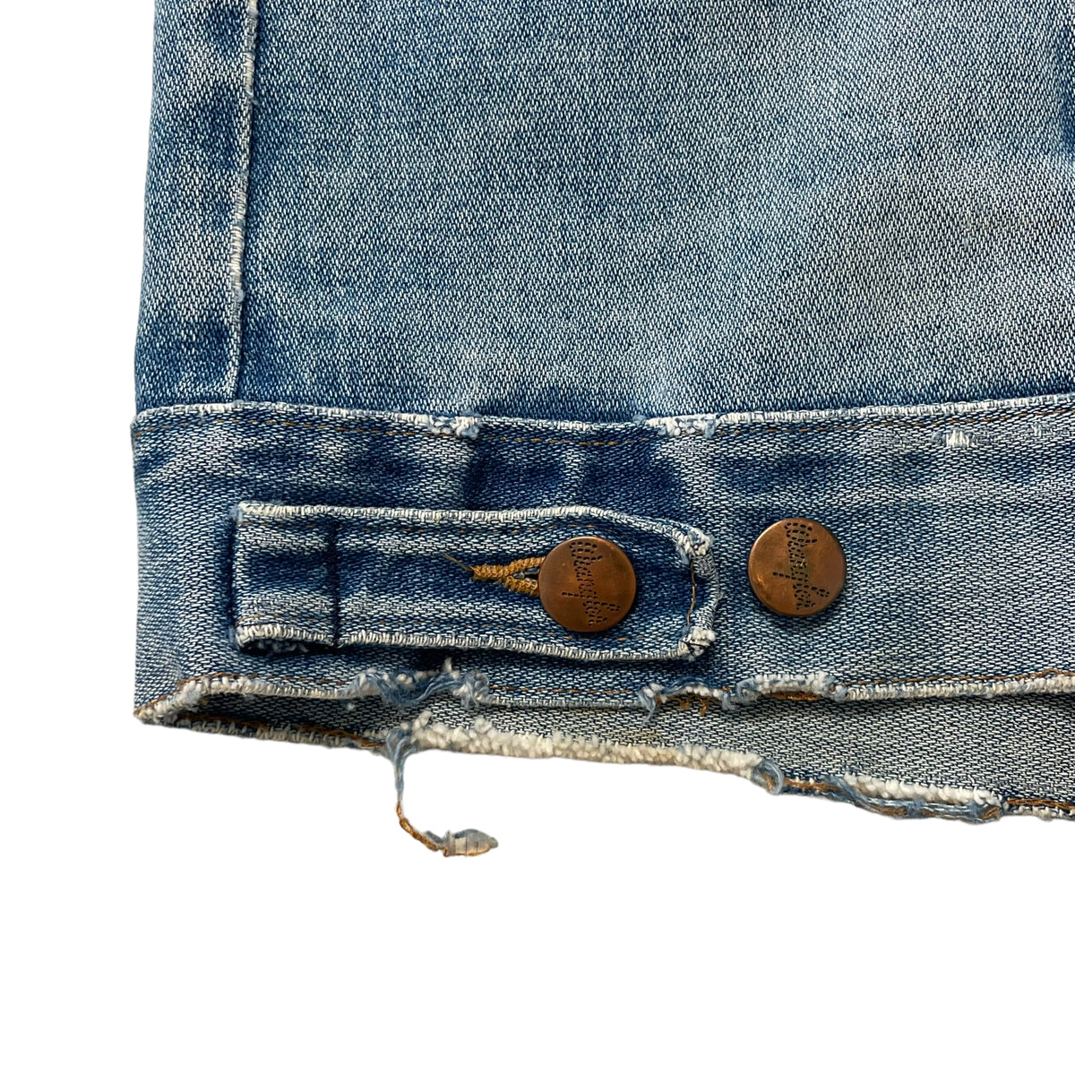 70’s Harley Davidson Branded Wrangler Cutoff Denim Jacket