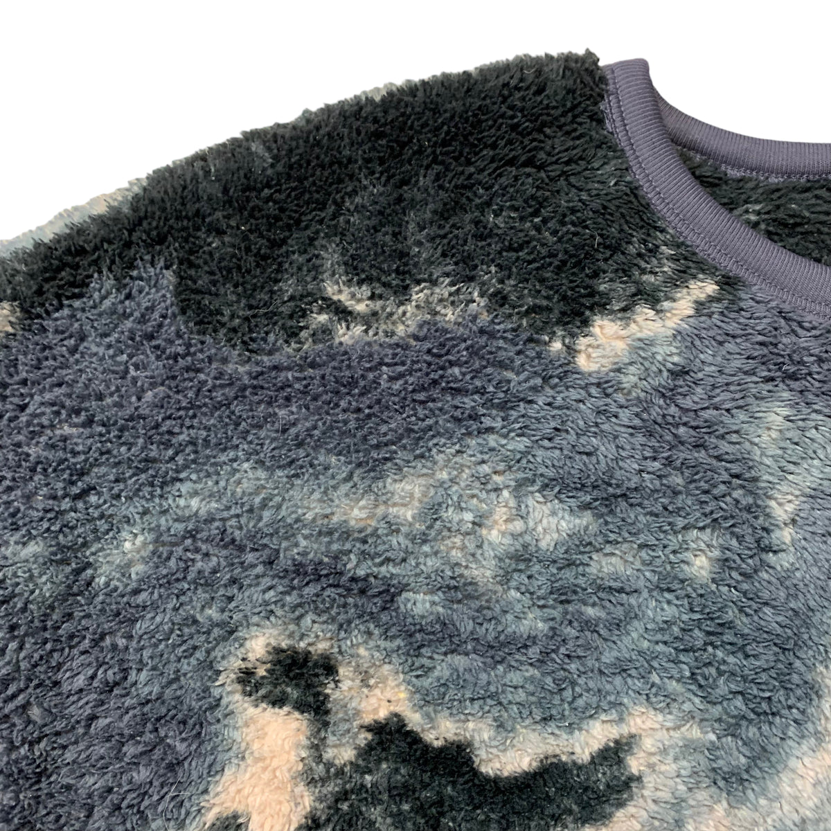 Modern Tie Dye Fleece Pullover Sweatshirt