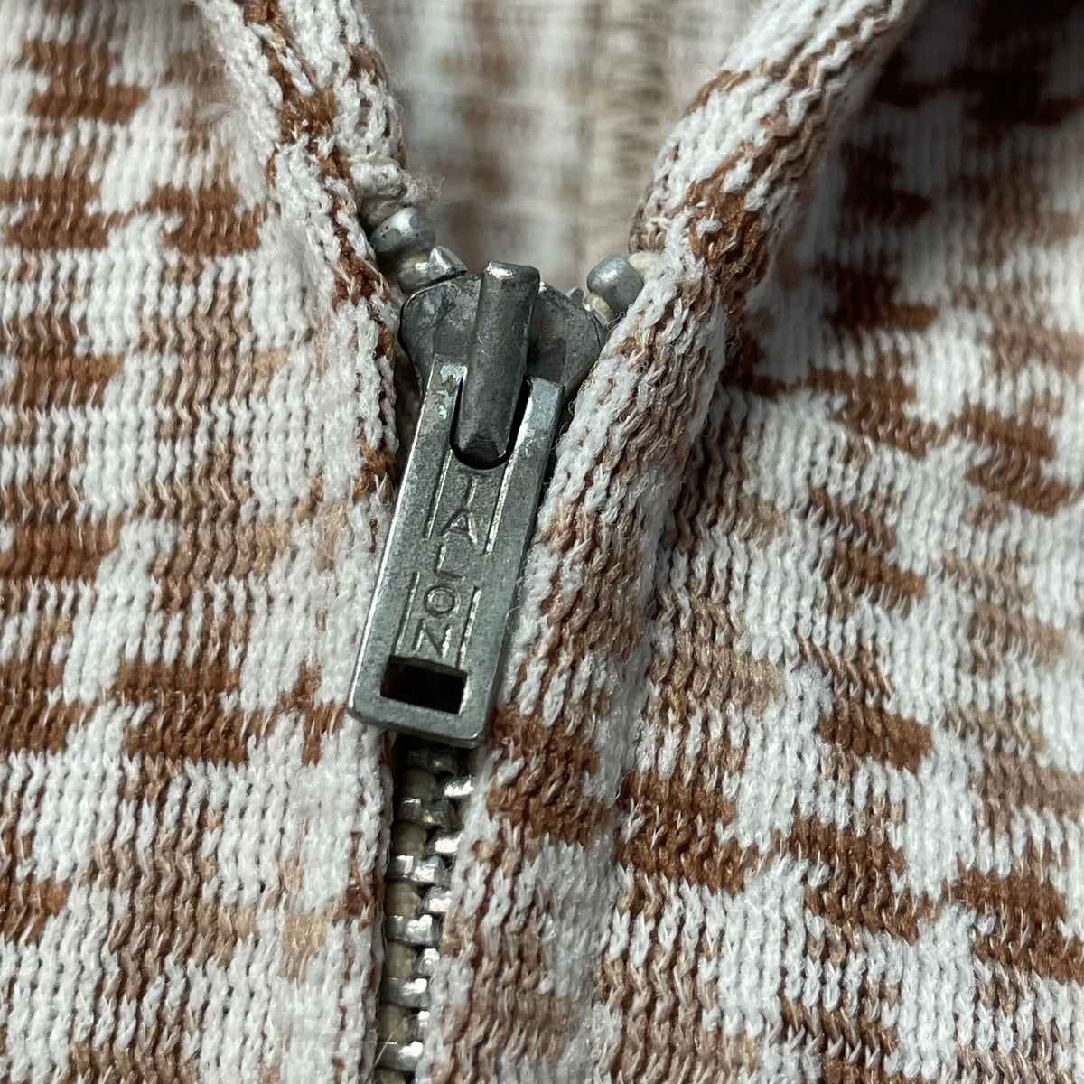 70’s Mr. Barco Jacquard Zip Up Shirt