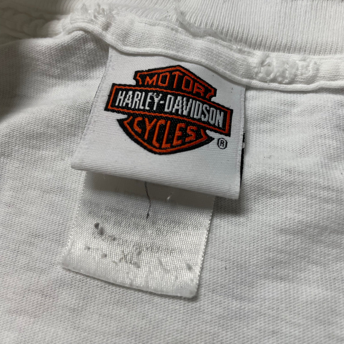 00’s Harley Davidson ‘Logan, Utah’ Flame Print Long Sleeve Pocket T-Shirt