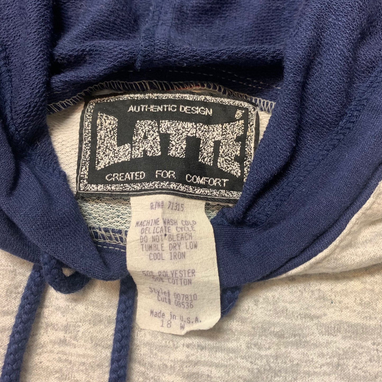 80’s ‘Latte’ Lightweight Hooded Pullover Shirt