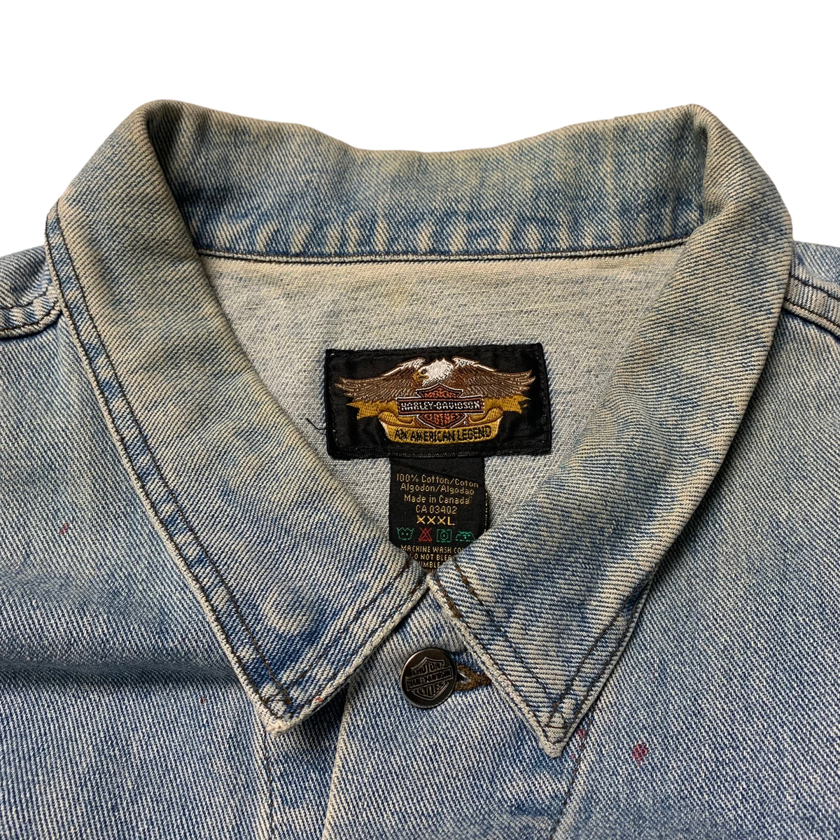00’s Harley Davidson Denim Jacket