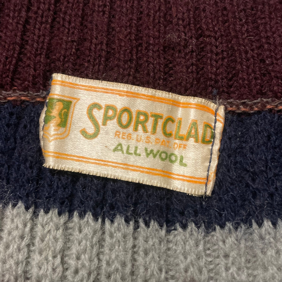 50’s Sportclad Sleeveless Boat Neck Knit Sweater