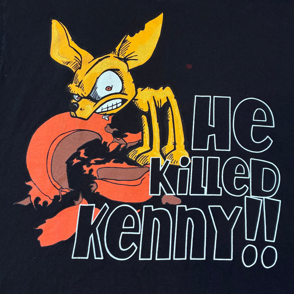 Killed Kenny South Park Chihuahua T-shirt, size XL ￼
