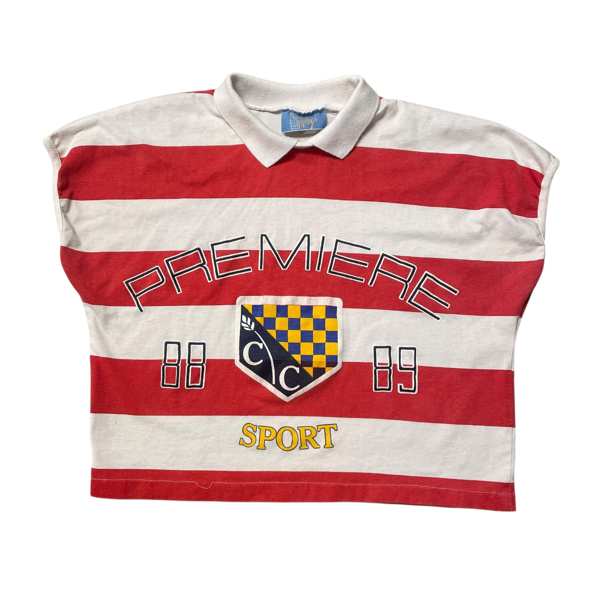 90’s Premier Sport Sleeveless Cropped Top