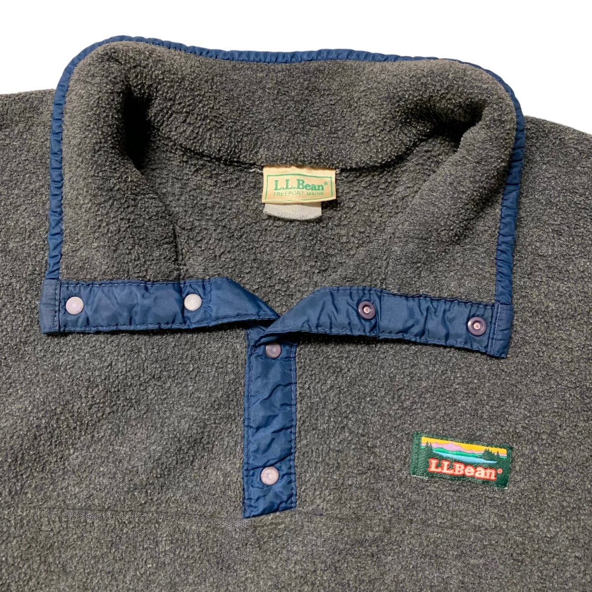 90’s L.L. Bean T-Snap Fleece Pullover