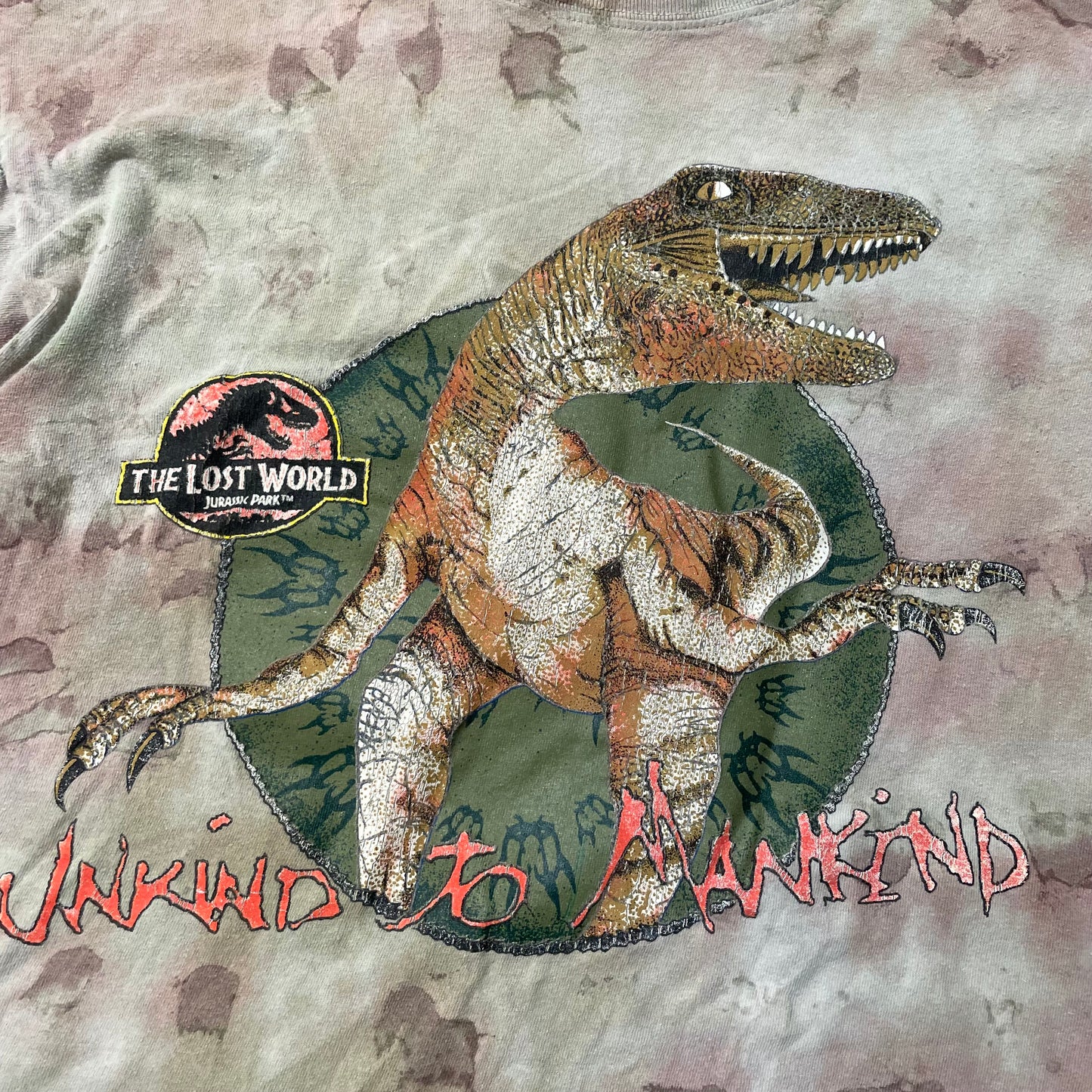 90’s Jurassic Park ‘Unkind to Mankind’ The Lost World Kid’s T-Shirt