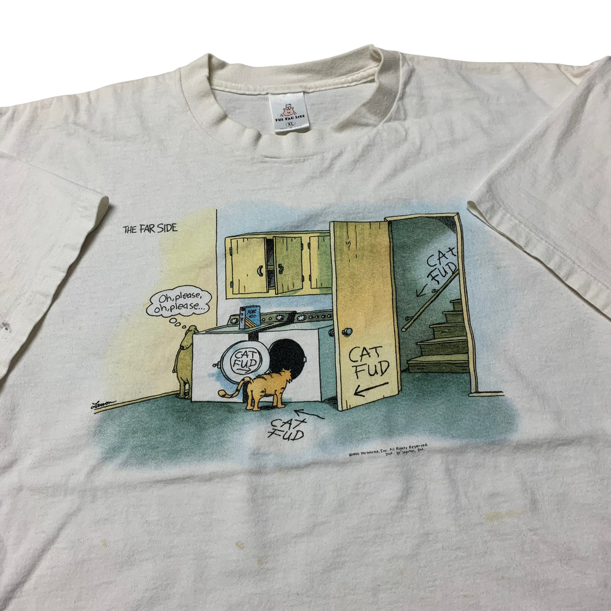 90’s ‘Cat Fud’ Far Side T-Shirt