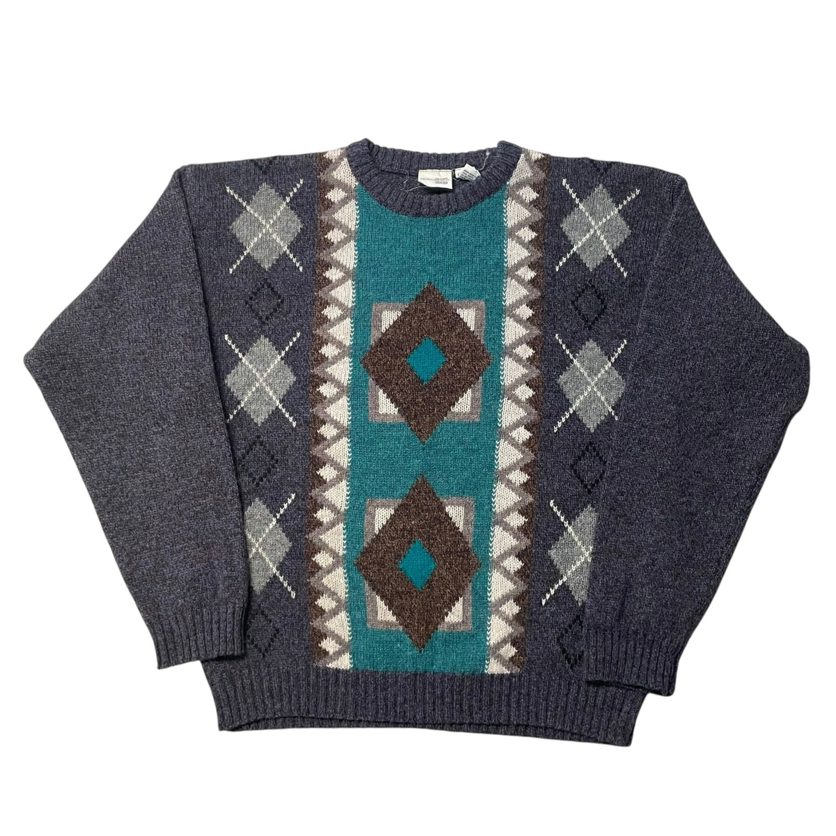 80’s Sostanza Patterned Wool Sweater