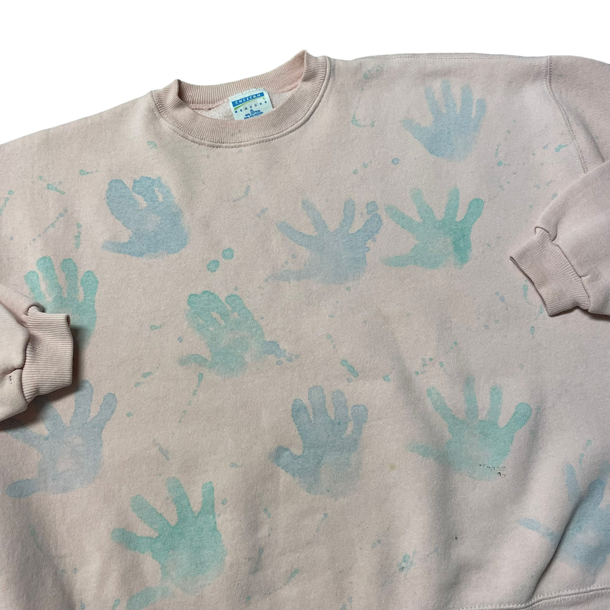 90’s Hand Print Cheetah Sweatshirt