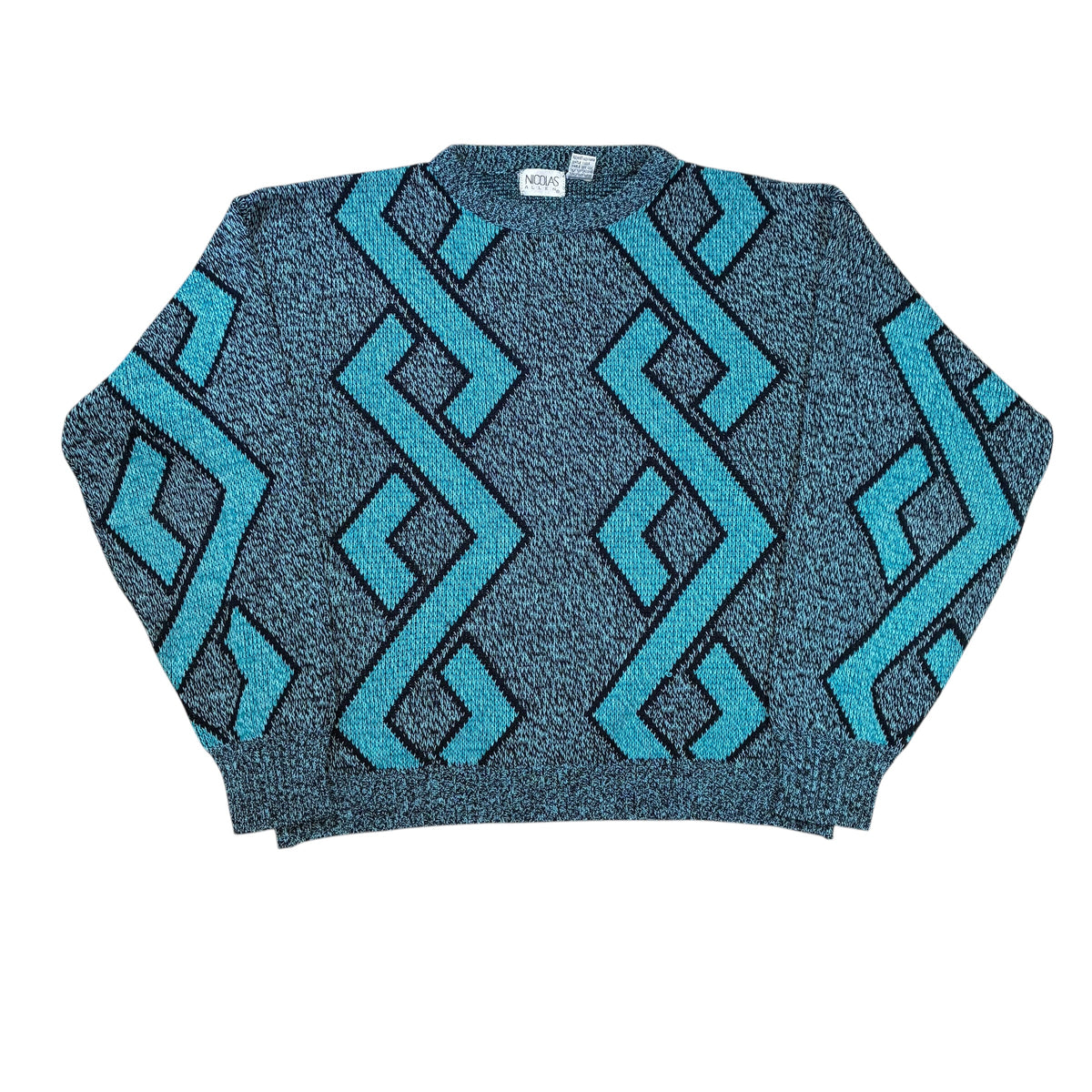 Patterned Knit sweater large