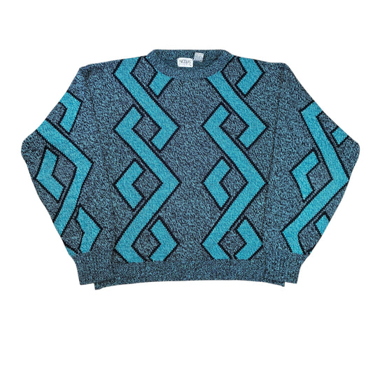 Patterned Knit sweater large