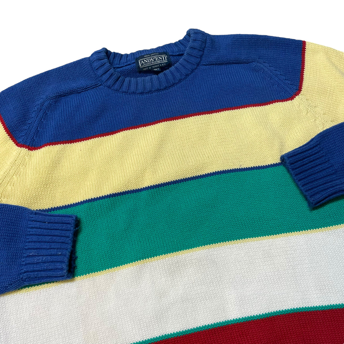 90’s Land’s End Striped Knit Sweater