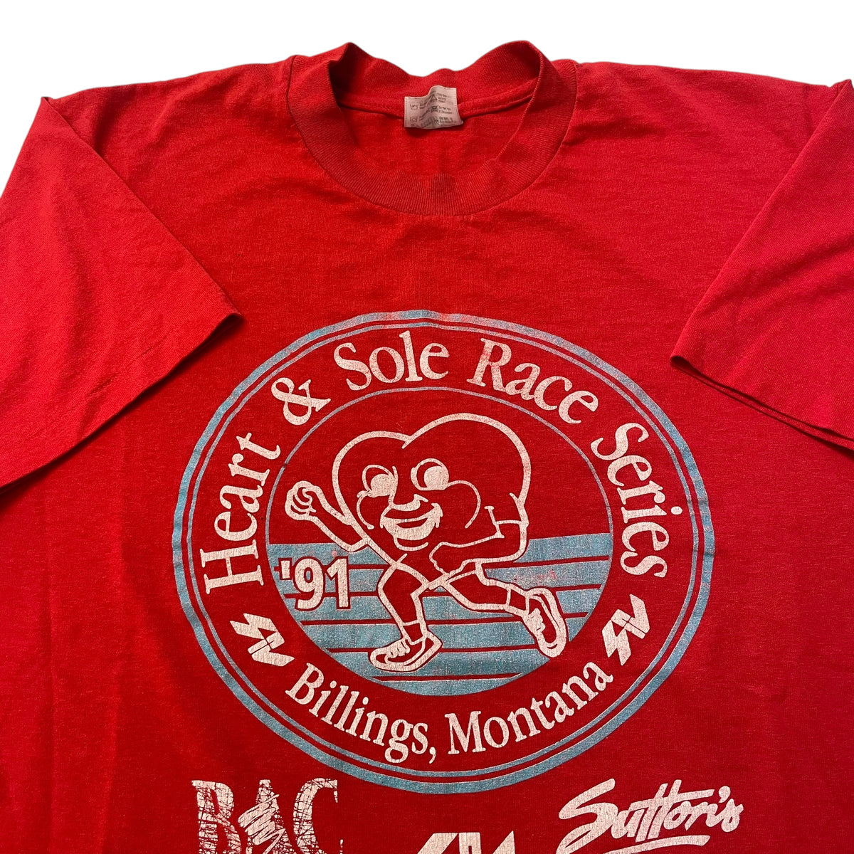 80’s ‘Heart and Soul’ Marathon T-Shirt Red