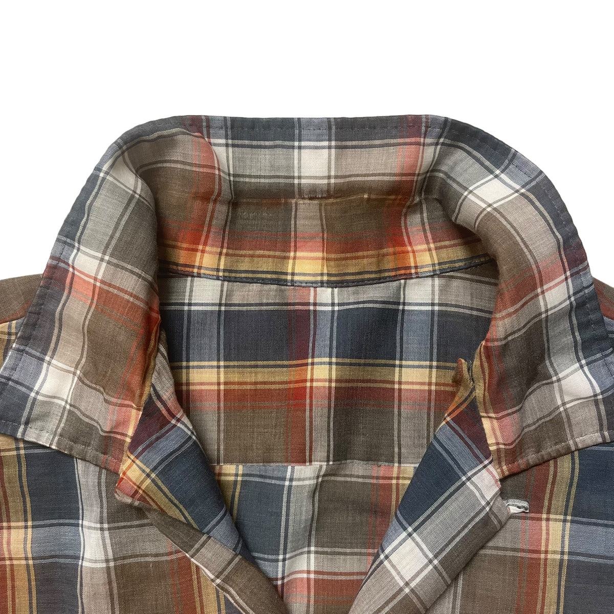 60’s Unbranded Loop Collar Shirt Short Sleeve (Big Size)