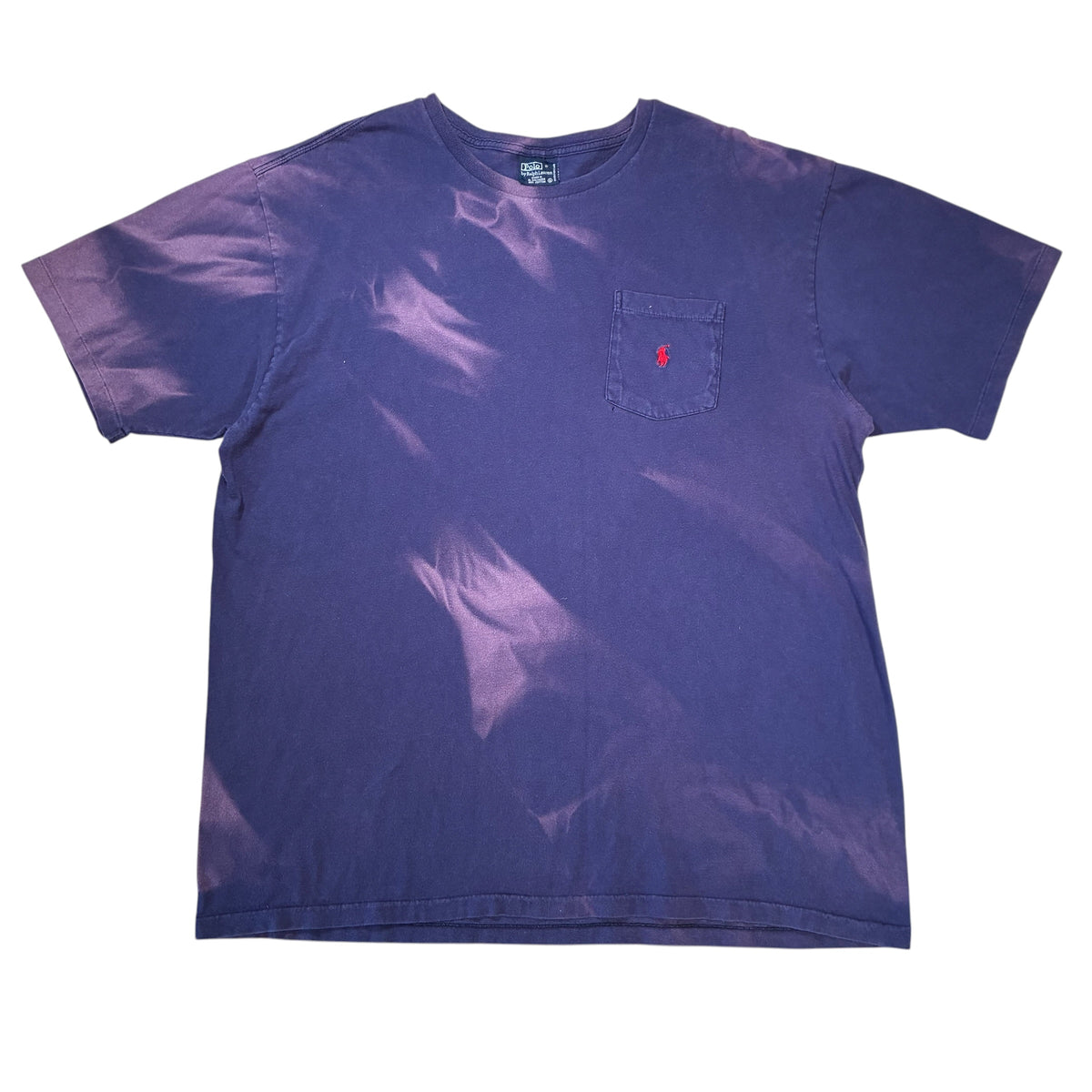 Polo Sun Faded Pocket T shirt Navy Blue XL
