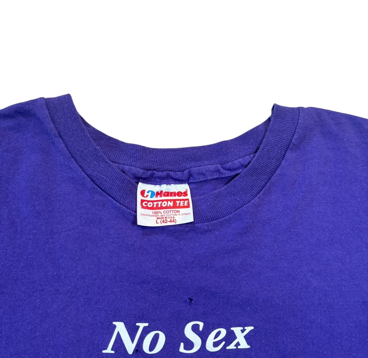 No sex or dirty underwear T-shirt size large