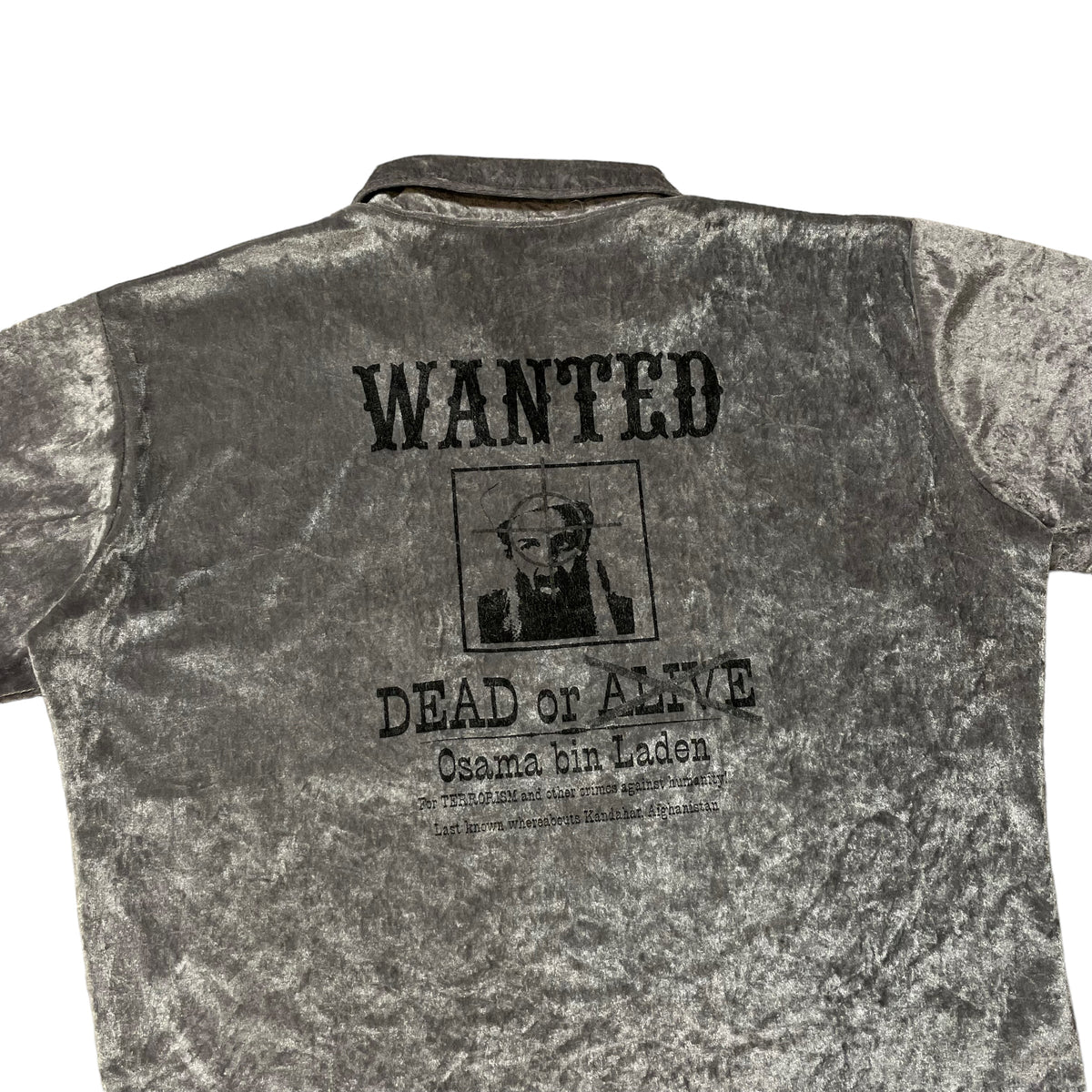 00’s Osama Bin Laden ‘Wanted Dead or Alive’ T-Shirt