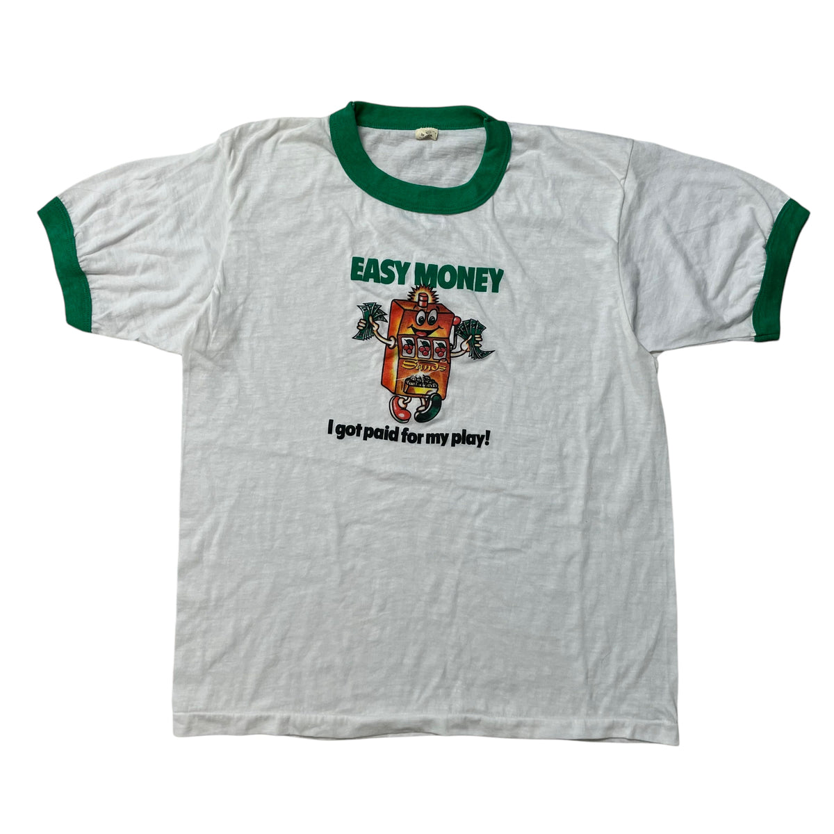 80’s Sands Las Vegas ‘Slot Machine’ Ringer T-Shirt
