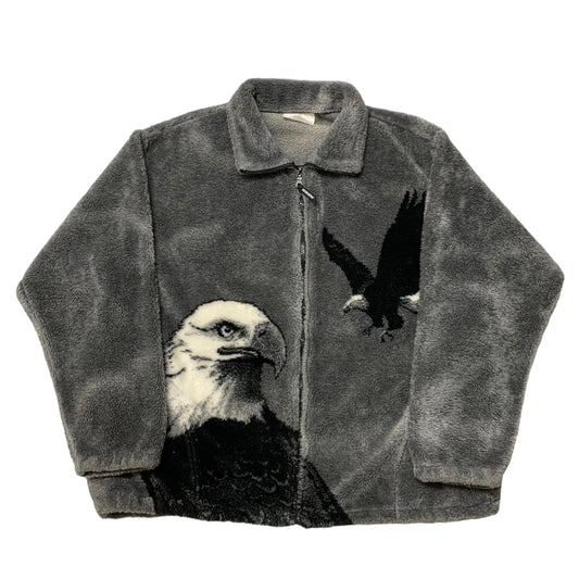 90’s Black Mountain Eagle Fleece Jacket