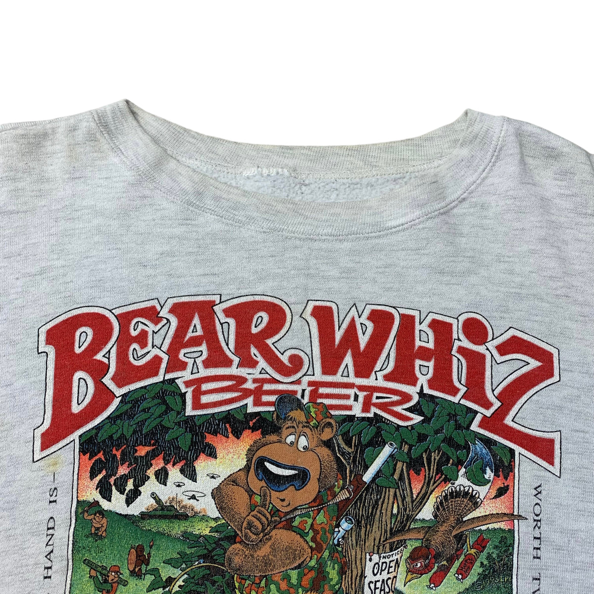 90’s Bear Whiz Beer Sweatshirt