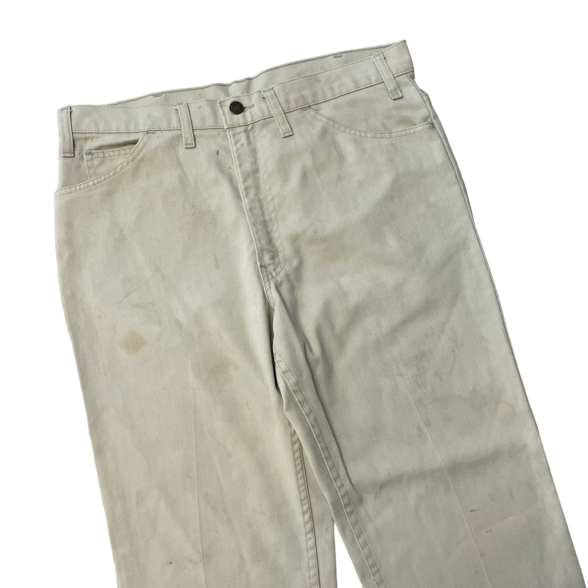 60’s Levi’s Big E Sta-Prest White Cotton Twill Pants