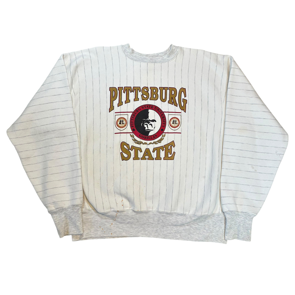 Pittsburg State Striped Gusset Sweatshirt XL