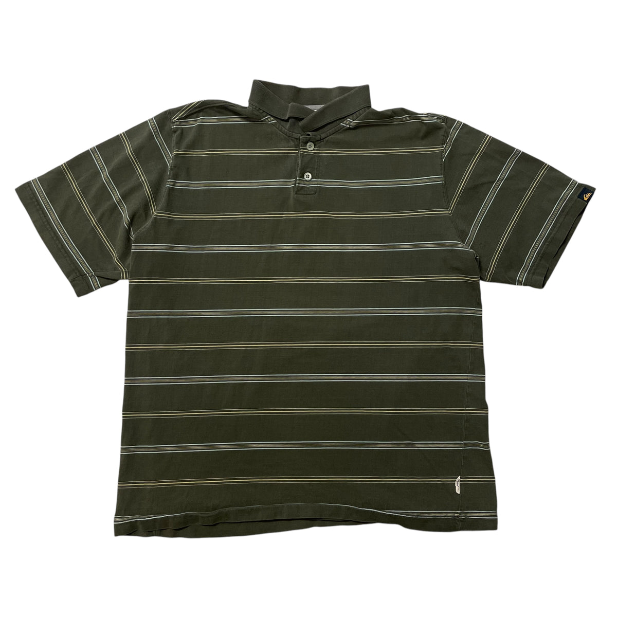 00’s Quilksilver Striped Polo Shirt