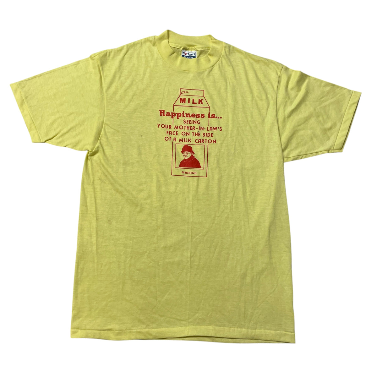 80’s ‘Happiness is Seeing Your Mother In-Law’ T-Shirt
