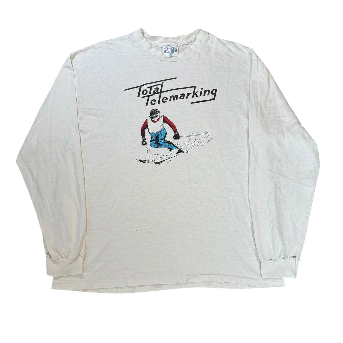 Skiing tee size large