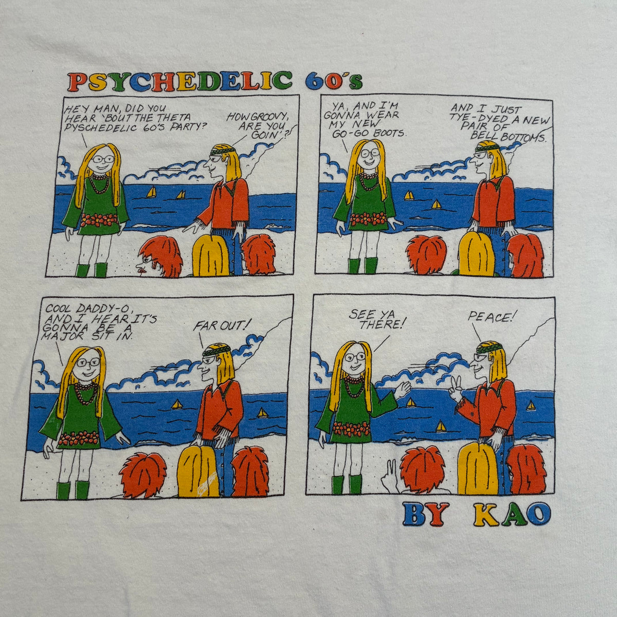 Psychedelic 60s size m
