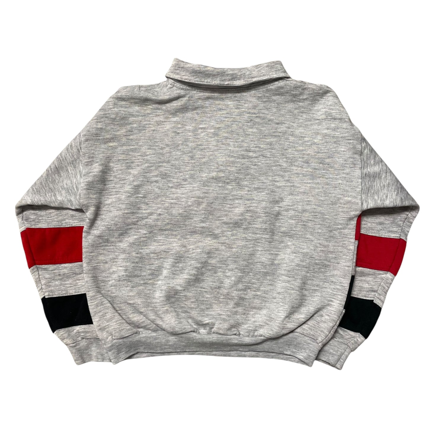 80’s Striped Collared Sweatshirt