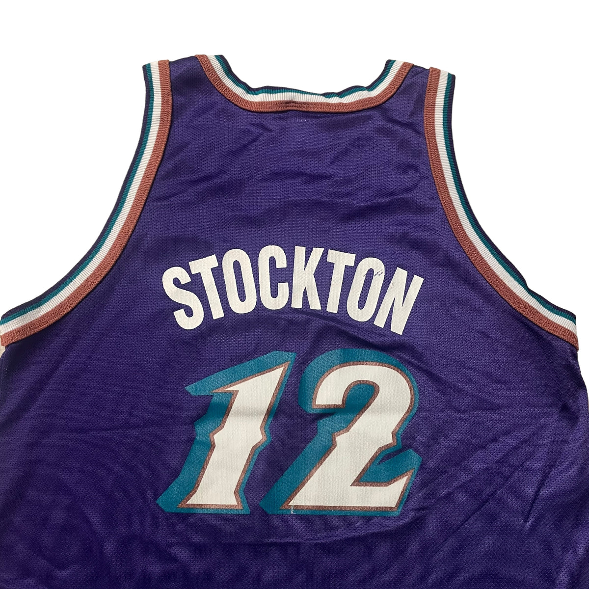 00’s Champion Utah Jazz John Stockton Basketball Jersey
