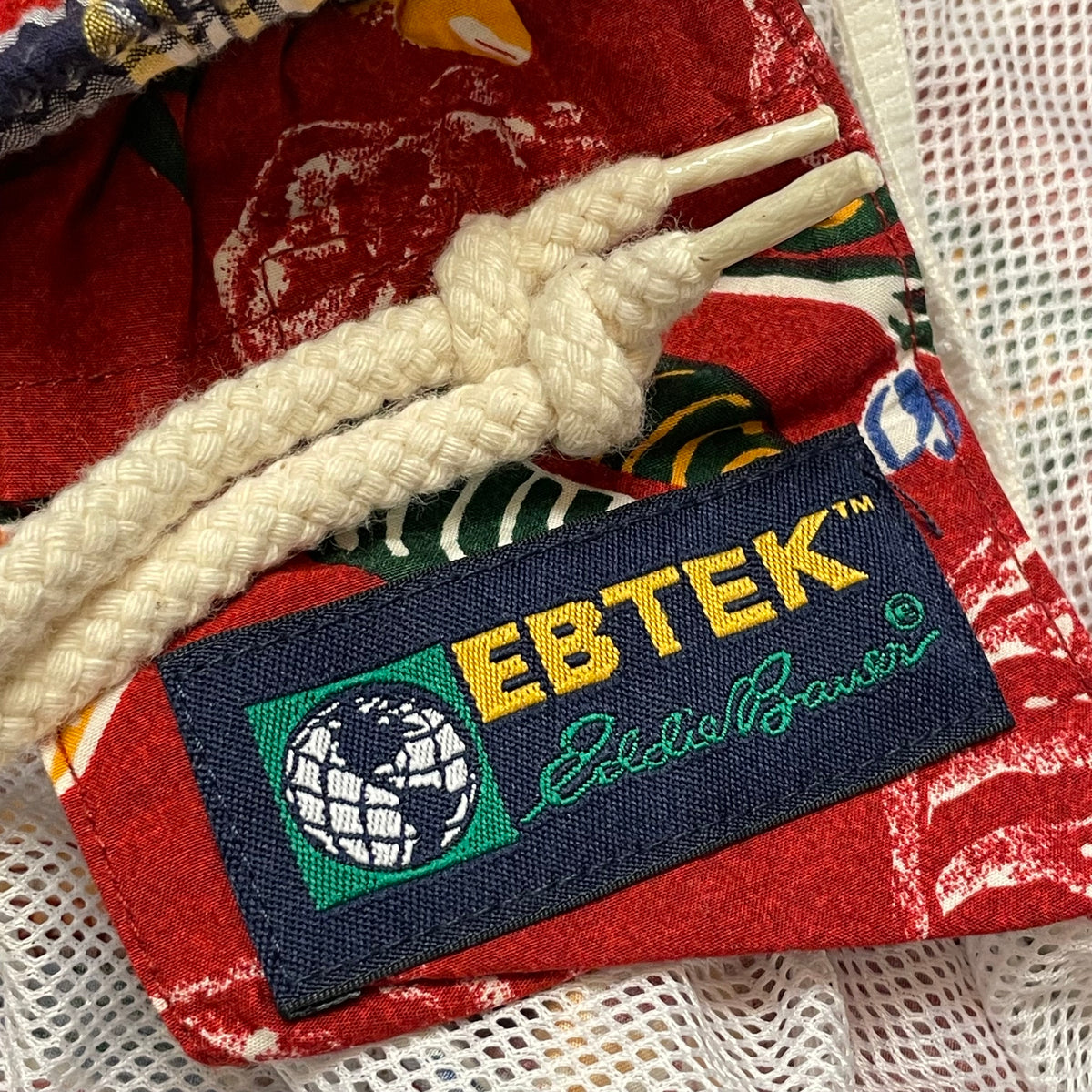 90’s EBTEK Floral Print Swim Shorts