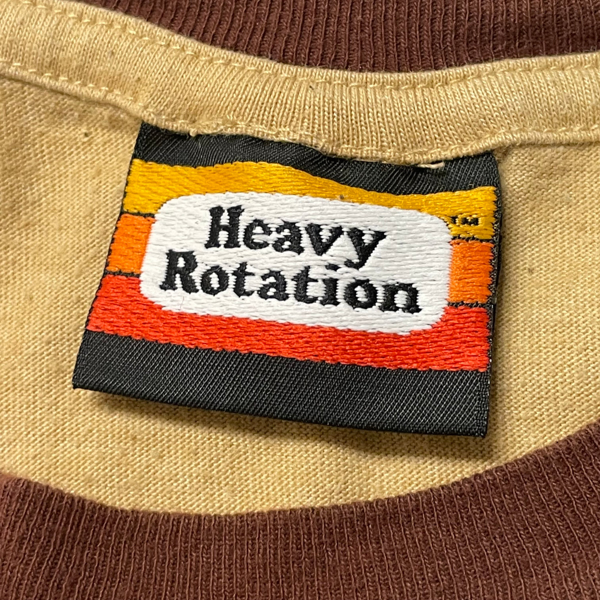 00’s Skateboard Iron On Print Ringer T-Shirt