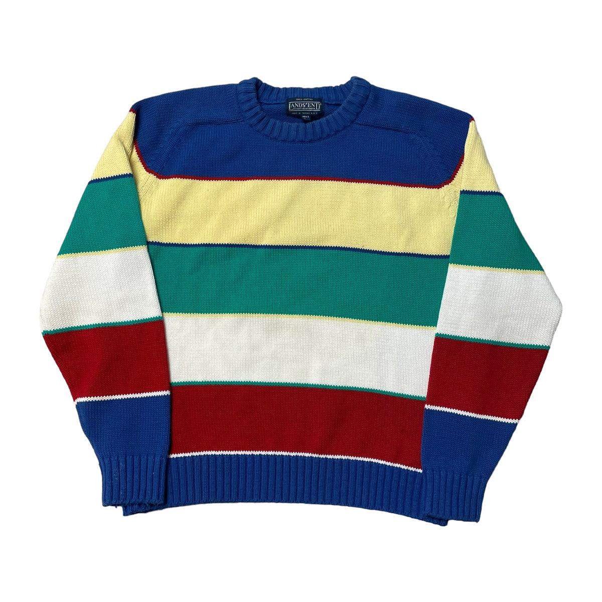 90’s Land’s End Striped Knit Sweater
