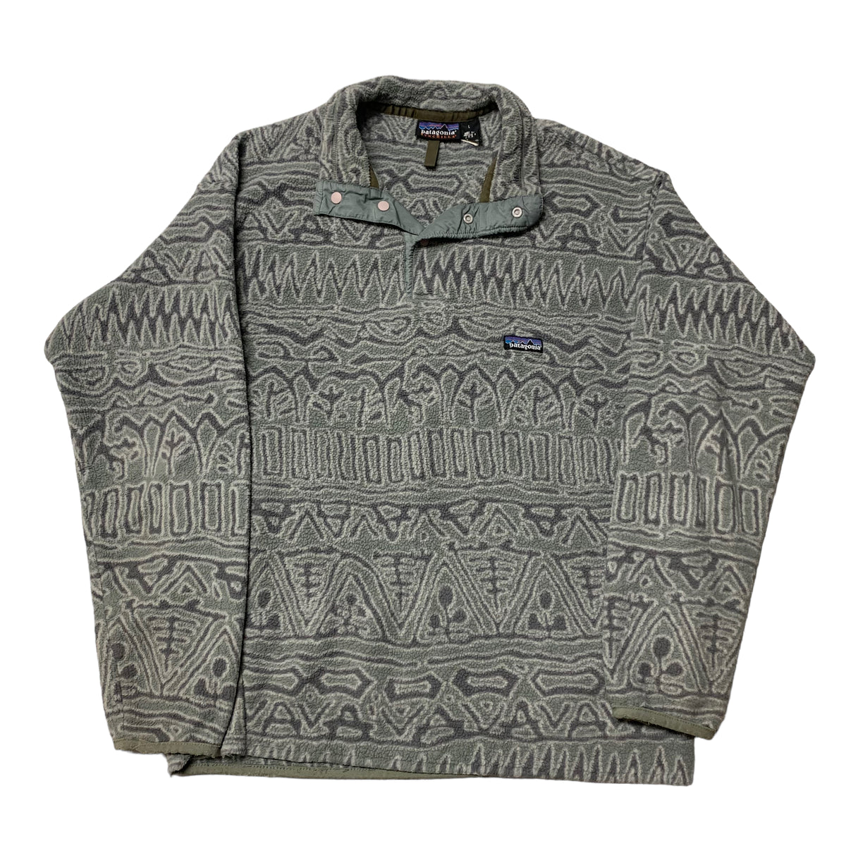 90’s Patagonia Synchilla T-snap ‘Switchback Sagebrush’ Pullover Fleece