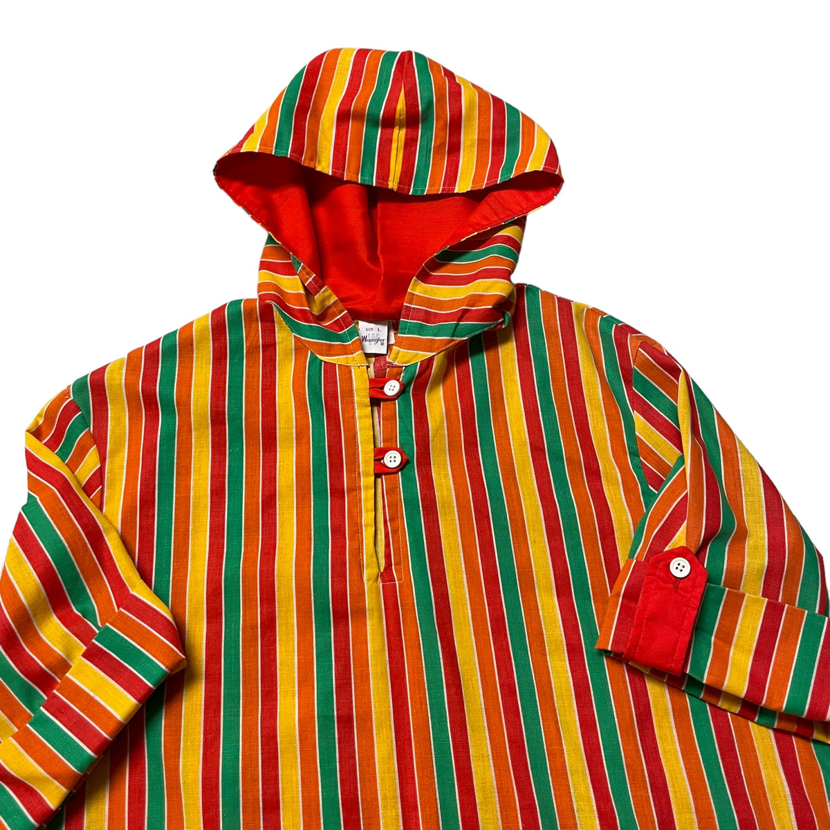 70’s/80’s Wrangler Striped Woman’s Hooded Pullover Top
