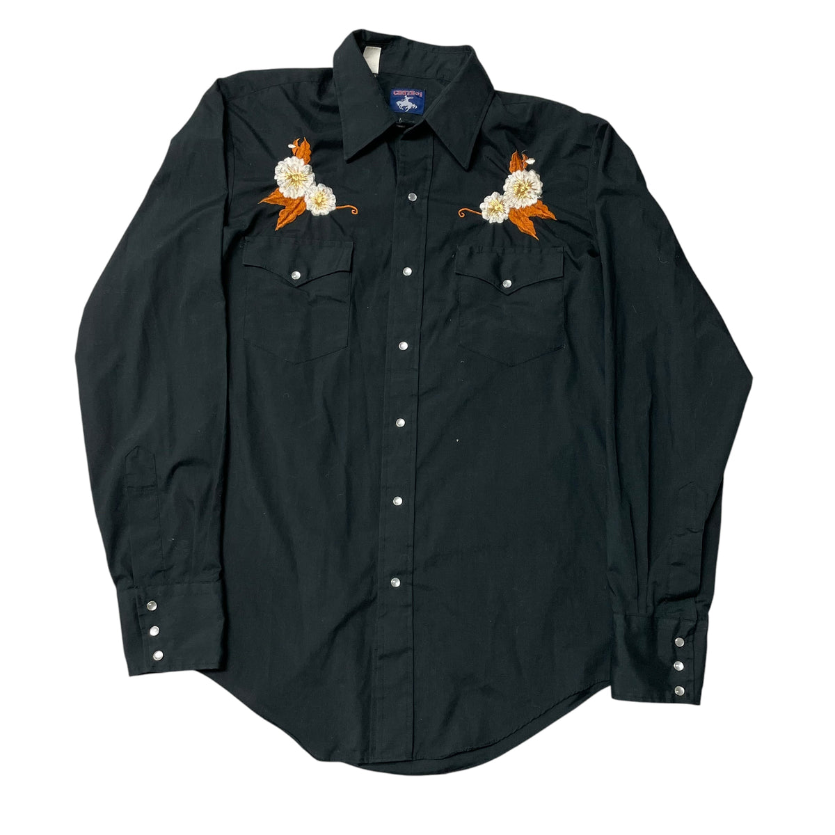 00’s ‘Chute #1’ Embroidered Pearl Snap Shirt