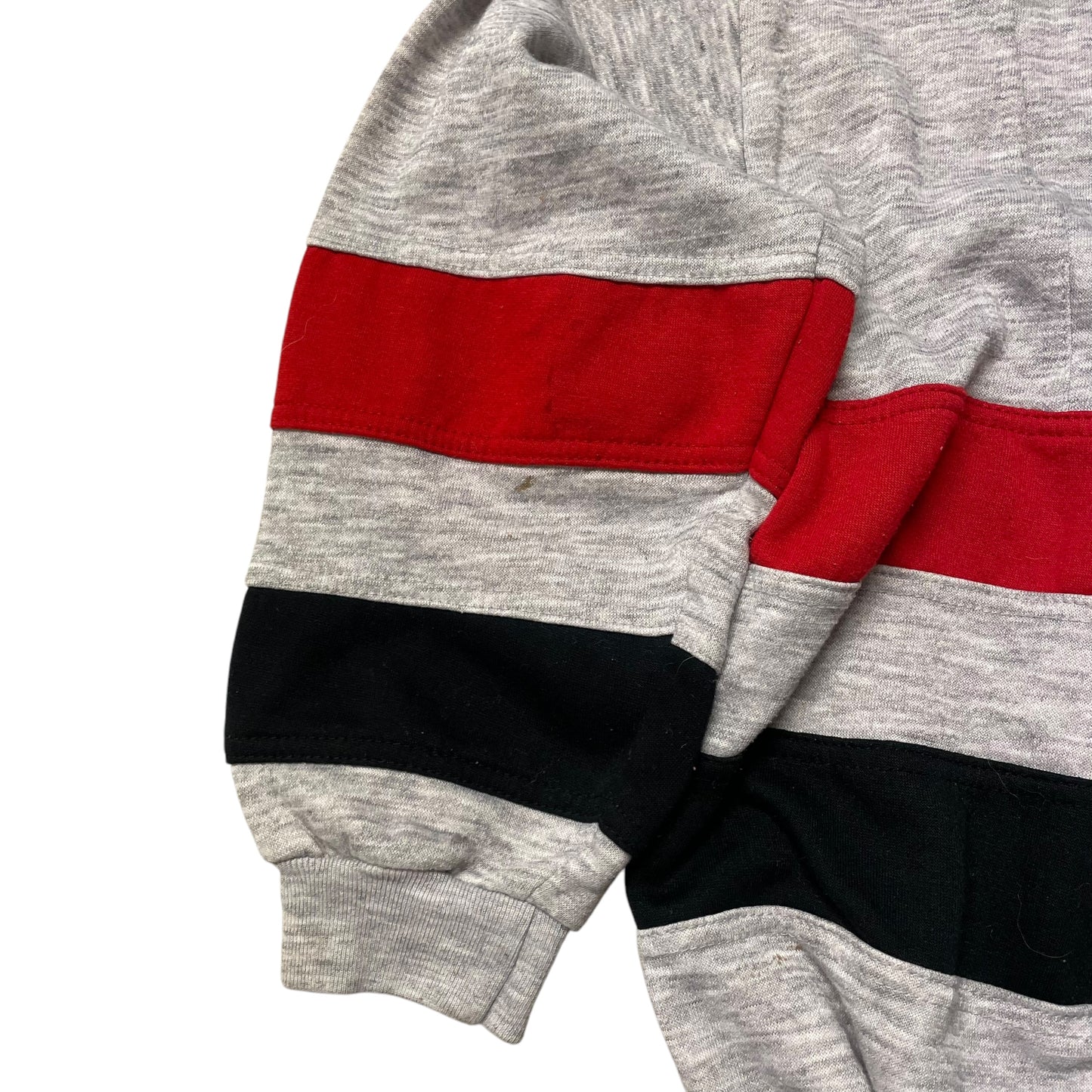 80’s Striped Collared Sweatshirt