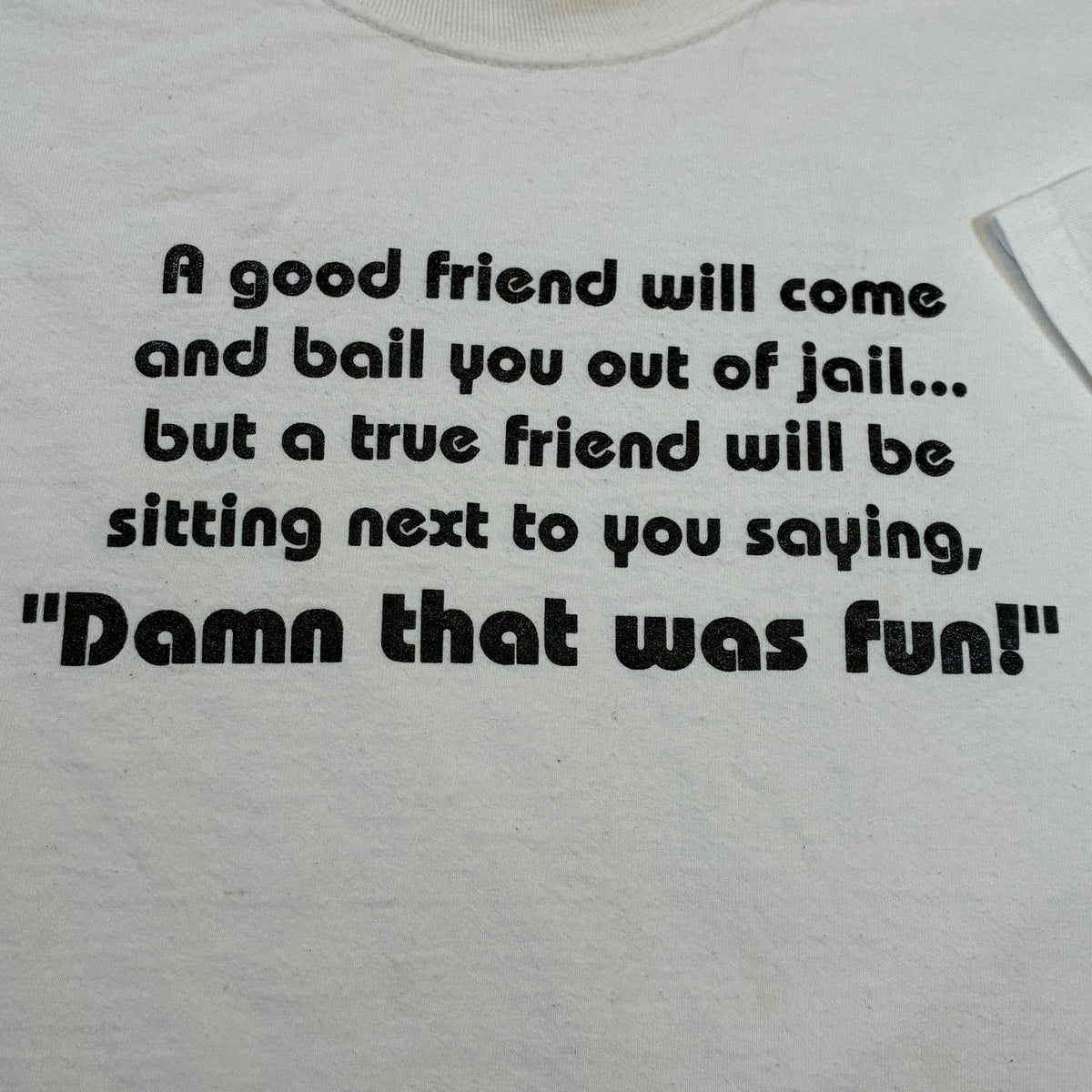 Good Friend Word T-shirt size xxl