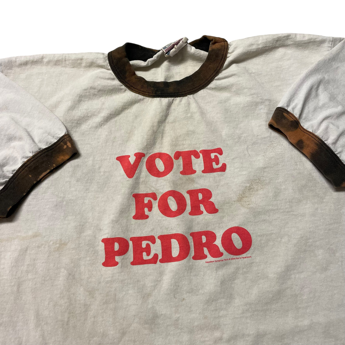 00’s ‘Vote for Pedro’ Napoleon Dynamite Movie Promo Ringer T-Shirt